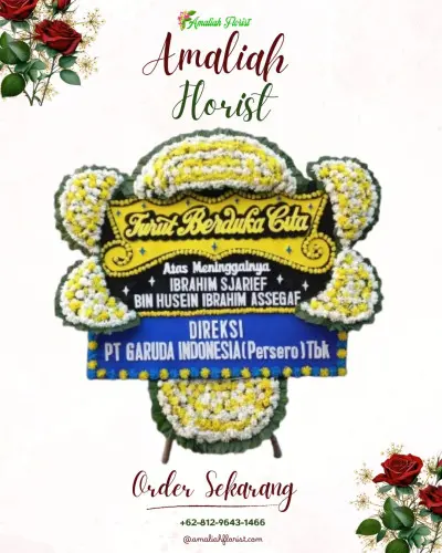 Papan Bunga Duka di Cisalak Pasar